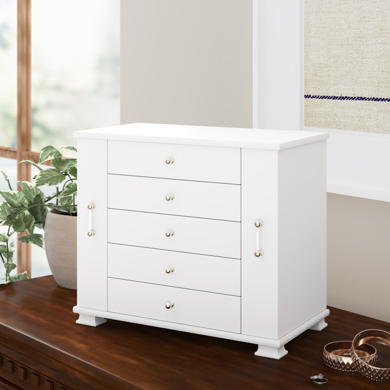 Latitude Run Velvet Mirrored Jewelry Box Reviews Wayfair